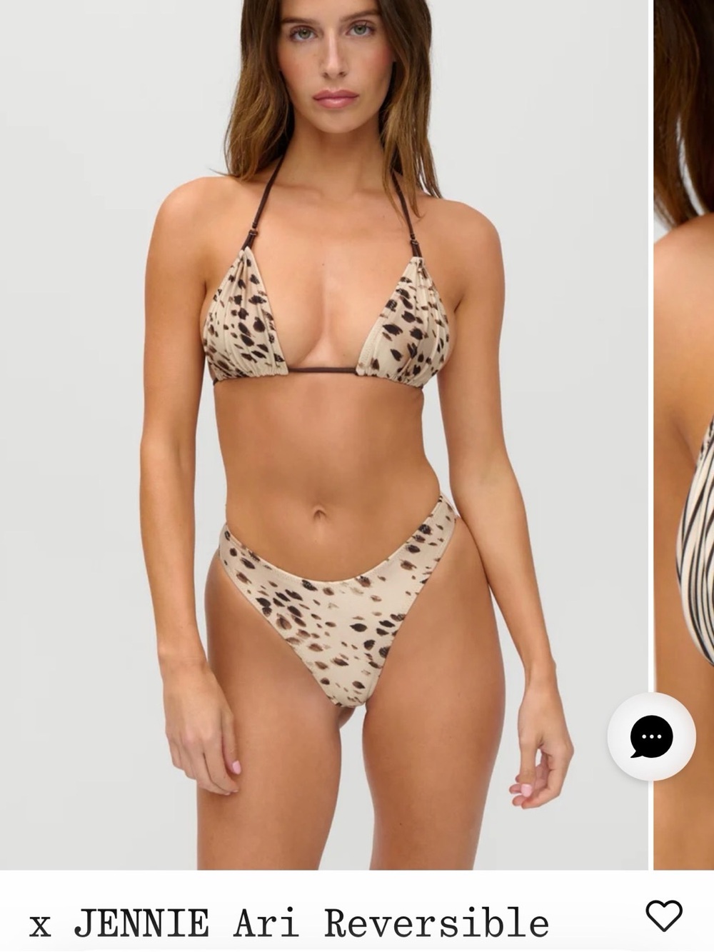 Frankies Bikinis JENNIE Ari Reversible Bikini Top